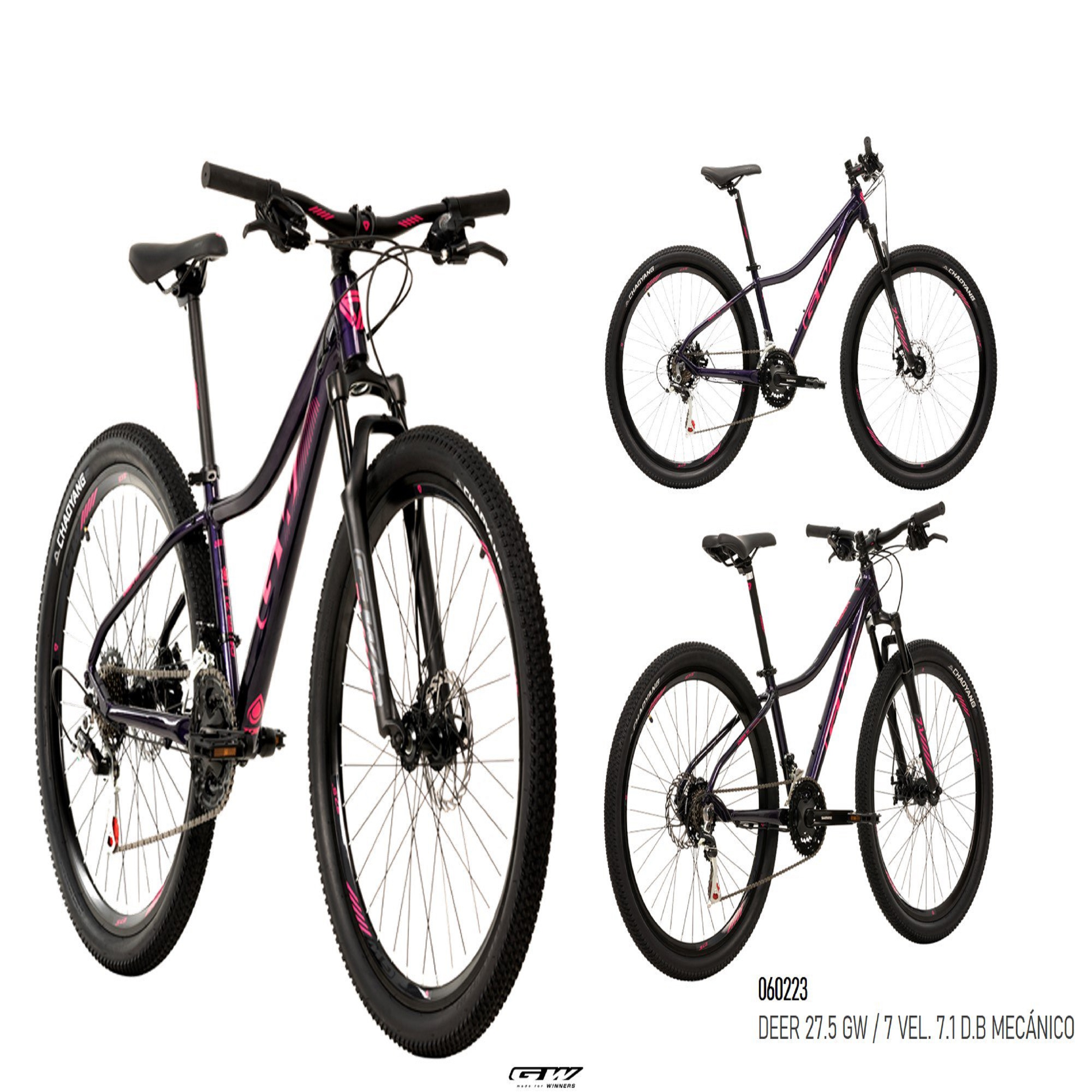 BICICLETA MTB 27.5 GW DEER 7.1 7VEL